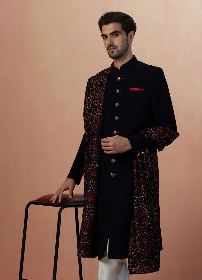 Indo western 2025 sherwani manyavar